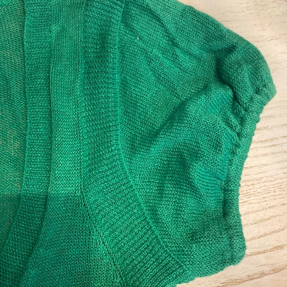 Green Designer Knit top Small - Picture 5 of 5